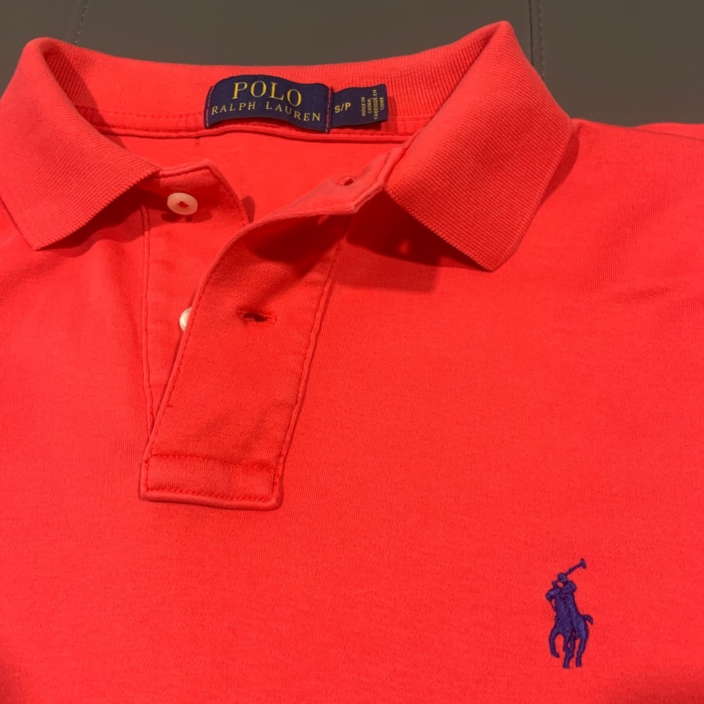 Pink/Salmon POLO, Men's Small.